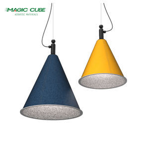 Luminaires acoustiques ignifuges en fibre de polyester